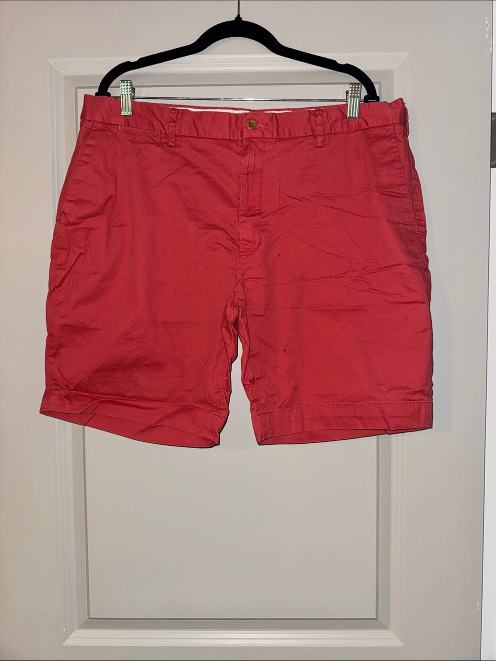 Polo by Ralph Lauren Coral Flat Front Chino Shorts